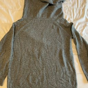 Mossimo Target Brand Gray Turtleneck Woven Sweater